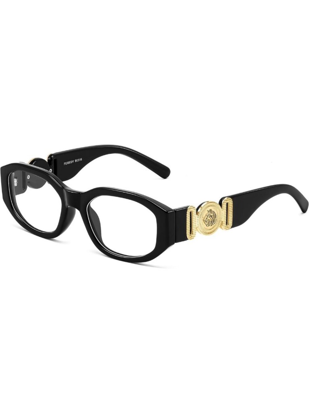 Trendy Retro Blue Light Blocking Glasses for Women & Men - Vintage 90s Square